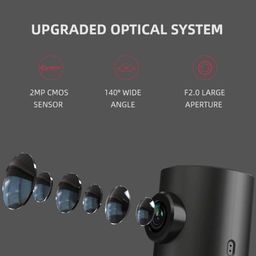DDPAI N1 Dual Channel Car Dash Camera, 1296P Front & 1080P Rear, F1.8 with NightVIS 5G Lens, 260° Coverage, G-Sensor, WiFi, Super-Capacitor, Upto 256GB Storage (Designed for Hot Indian Weather) image 3