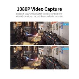 Tobo Audio & Video Capture Card, USB3.0 HDMI to USB 2.0 Video Capture Device Compatible with Full HD1080P 60FPS,Game Recording, Live Streaming Broadcasting TD-821HVC image 2