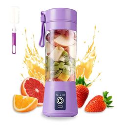 trade craft SnQ 6 Blade Smoothie Maker & Portable Electric USB Juice Maker Juicer Bottle Blender Mixer, Rechargeable Bottle & Portable Fruit Blender Maker Protein Shaker image 2
