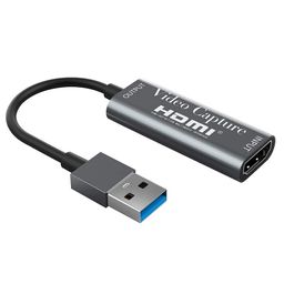 RuhZa HDMI Capture Card, Audio Video Capture Card HDMI to USB3.0, 1080P 30fps High Definition Acquisition, Record via DSLR/Camcorder/Action Cam, for Gaming, Streaming, Teaching, Live Broadcasting image 1
