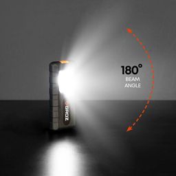 Groz Portable Mini Torch with Magnetic Clip | 150 lumens, 3 Watts | Small Torch for Treks, Emergency Torch, Automobile Repairs, Camping, Hiking, etc.| LED/140 image 3