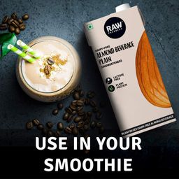 Raw Pressery Almond Beverage Plain, 1000 ml| Unsweetened image 5