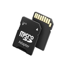 ALRITO MicroSD XC SD Adapter Compatible with All Memory (Only Adapter) Card Reader (Black) image 1