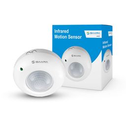 SAARA 360 Degree PIR Motion Sensor Switch with Light Sensor, Energy Saving Motion Detector Switch, Adjustment, Time adjustments 220V (1) image 1