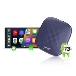 CarlinKit CarPlay Magic Android AI Box Adapter Built-in Android 13.0 System,Qualcomm 8-Core,8+128GB,Google Play/Netflix/YouTube/GPS,Support SIM&SD Card,Wireless CarPlay,Wireless Android Auto etc image 1