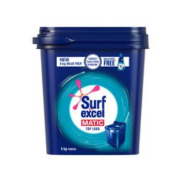 Surf Excel Matic Powder Top Load 6kg +500ml liquid image 1