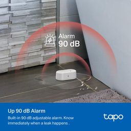 Tapo Tp-Link Tapo T300 Smart Water Leak Sensor with Dripping Detection,Up to 90 Db Alarm with One-Touch,Instant App Notification,Ip67 Waterproof,Tapo Hub Required Sold Separetly image 5