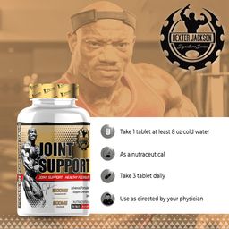 dexter jackson Joint Support | Advanced Formulation for Overworked Joints | 90 Tablets | Promotes Mobility & Joint Health image 4