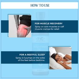 tyc - trust your choice TYC-Trust Your Choice Natural Magnesium Oil Mist Spray, Muscle Relaxant, Reduces Fatigue, Relieves Foot Tension, Helps in Better Sleep, For Men and Women (100 ml Pack of 1) image 5