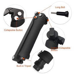 yantralay 3-Way Monopod Grip Tripod Selfie Stick for Hero 12/11/10/9/8, DJI OSMO Action, Insta 360 - Waterproof & Foldable - Compatible with SJCAM, Yi & More image 4