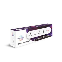 wipro Smart Wi-Fi Usb Extension Board With 3 Universal Socket & 3 Usb|Voice Control With Alexa&Google Asst|Energy Monitoring Feature For Connected Device|Schedule On/Off (Pack Of 1,White),12 Volts image 3