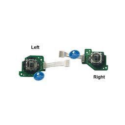 Rinbers® 1 Pair of L/R Left/Right 3D Analog Joystick with Power Circuit Board PCB and Flex Cable Assembly Replacement for Nintendo Wii U Gamepad Controller image 4