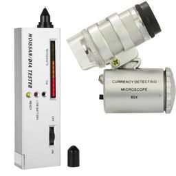 SkyWhale Moissan Diamond Tester Machine With 60X Mini Microscope Included 9V Battery Gem Testing Machine Professionals Diamond Machine Japan Technology image 1