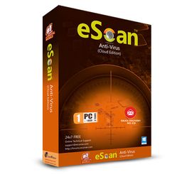 eScan 1 User 3 Year Antivirus with Cloud Security (Email Delivery - No CD) image 1
