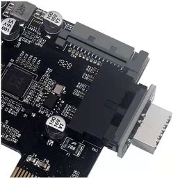 PingPing USB Front Panel Adapter,Vertical USB 3.1 Front Panel Socket Key-A Type-E to USB 3.0 20Pin Header Adapter image 3