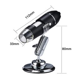generic S2 USB 8 Led 1X-500X Digital Microscope Endoscope Magnifier Video Camera Real 2Mp image 2