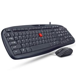 iBall Wintop Soft Key Keyboard and Optical Mouse Combo with Water Resistant Design I Ergonomic & Comfortable Design I Water Resistance I Connectivity-USB Black image 1
