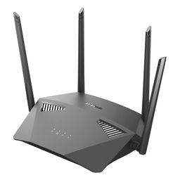 D-Link DIR-1950 AC 1900 MU-MIMO Daul Band EasyMesh WiFi Router, 5 Gigabit Port, 4 External Antenna, Voice Control Compatible, Profile Based Parental Control, Black image 2