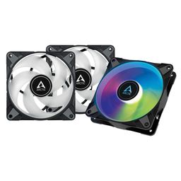 ARCTIC P12 PWM PST A-RGB 0dB (3 Pack) - 120 mm PWM case Fan Optimized for Static Pressure, case Fan, semi-Passive: 0-2000 RPM, 5V 3 pin ARGB LED, Single Fan - Black - ACFAN00232A image 3