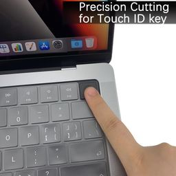 Oaky Keyboard Cover for 2024-2021 Release M4 M3 M2 M1 Pro/Max Chip MacBook Pro 14/16 inch [A3112 A3185 A3401 A2918 A2992 A2779 A2442 3186 A3403 A2991 A2780 A24858] Keyboard Protective Skin - TPU image 4