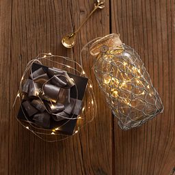 ATTAV Battery Powered 20 Micro LEDs String Lights with Timer on 7 Feet Ultra Thin Copper Wire (Warm White, 2 Sets) image 3