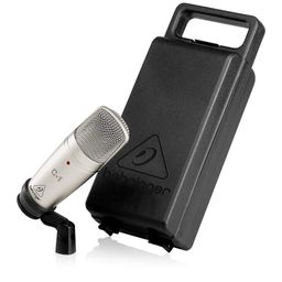 Behringer C-1 Studio XLR Condenser Unidirectional Microphone (Silver) image 4
