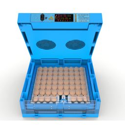 generic Newest Chicken Egg Rolling Type Automatic Egg Incubator (Red) (Any Size Egg can be Hatched) by Ndeal Capacity of - (64 egg incubator) image 1