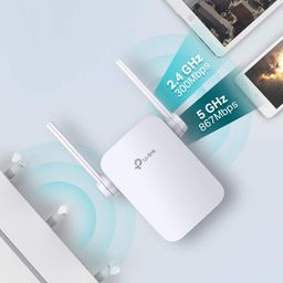 TP-Link | AC1200 WiFi Range Extender | Up to 1200Mbps Speed | Dual Band Wireless Extender, Repeater, Signal Booster, Access Point| Easy Set-Up | Extends Internet Wi-Fi (RE305) image 2