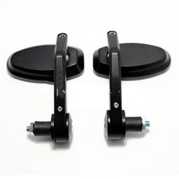 AutokraftZ Motorcycle Handlebar Mirrors for KTM, Bajaj, and More - Side View Edge Mirrors, Universal Fit for Duke, RC, Dominar, Pulsar - Sleek Design, Easy Installation, Waterproof| 1 Pair image 3