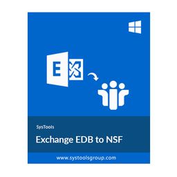 SysTools Exchange EDB to NSF (Email Delivery-No CD) image 1