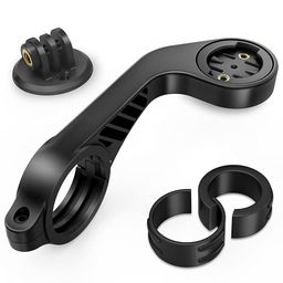 TUSITA Out Front Mount Compatible with Garmin Edge GPS Bike Computer, XOSS G/G+, iGPSPORT - Cycling Handlebar 25.4mm 31.8m image 1