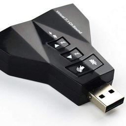 VYAR Virtual 7.1 USB to 3D External Dual Sound Card Channel Ch Sound Mic Speaker Double Audio Adaprter for Windows 98SE / ME / 2000 / XP/Server 2003 / Vista Linux Mac05 image 5