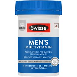 Swisse Men's Multivitamin - Manufactured In Australia, Imported Multivitamin From Australia's No.1 Multivitamin Brand - Boosts Energy, Stamina & Vitality With Ginseng & 35 Other Vital Herbs, Vitamins & Minerals (60 Tabs) image 1