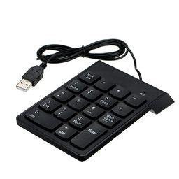 D25 USB 2.0 Wired Numeric Keypad Slim Mini Number Pad Digital Keyboard 18 Keys Numpad for iMac/Mac Pro/MacBook/MacBook Air/Pro Laptop PC Notebook Desktop. image 1