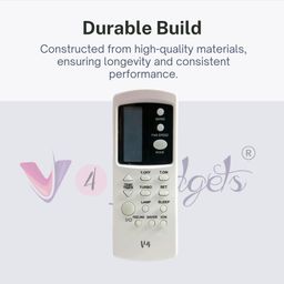 v4 gadgets V4® Compatible Air Conditioner remotes for Original Voltas AC Remote Control Suitable for 1 1.5 2 ton Split or Window ac - Match Exactly with Old Model 31A Remote for Better Performance image 2