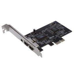 andtronics 3 Port PCI Express Firewire 400 PCIe Card with VIA chipset- 6 pin 4 pin Firewire Controller Expansion Card image 2