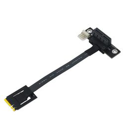 bqzyx+ M.2(NGFF) Dual Key A-E to PCI-E 1X Adapter Cable 270 Degree (NGFF A-E to PCI-E 1X Adapter) image 1