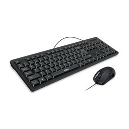 FINGERS MarvelCombo Wired Deskset (USB Wired Keyboard & Mouse Set | 12 Quick Soft-Touch Media Controls for Instant Access | Rupee Key | Windows®, macOS, Linux Compatible) image 1