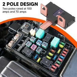 psytfei Multi Block Fuse a 38231 Sda A01 100/70amp Plastic Multi Block Fuse Replacement Battery Circuit Fuse for Car Battery Fuse image 2