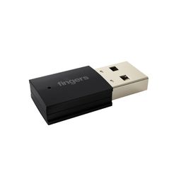 FINGERS FWF602-BT Dual Band USB Adapter (Dual Band - Supports 2.4 GHz & 5 GHz, Dual Connectivity � Bluetooth & Wi-Fi, Windows & Linux (Intel Platform) Compatible, Simple Plug-n-Play) image 1