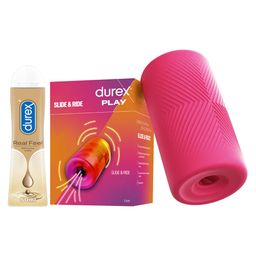 Durex Slide and Ride & Real Feel Lube Combo image 1
