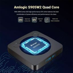 V88R Android 11 Mini PC Box with Amlogic S905W2, 4GB RAM 32GB ROM, Dual WiFi 2.4G/5.8GHZ & Bt4.0, Voice Support image 2