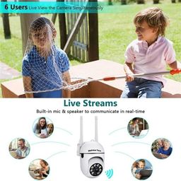 WALLVIEW TECH 3 MP FHD WiFi Indoor Mini Fox Ptz Security Camera with Color Night Vision, 360° Ptz Rotation, Motion Tracking, Two Way Audio and Multi Users View image 4