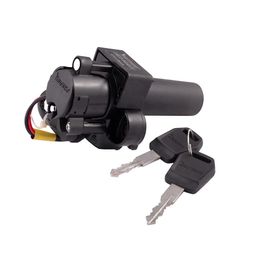 Deutsche Cylindrical High Performance Ignition Lock Compatible with for Hero Hunk/Hero Impulse (2 Wires) (2 PIN) image 1
