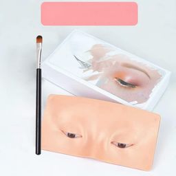 M.S Traders Eye Make Up Practice Dummy | Make Up Practice Face Board | Silicon Make Up Face Practice Skin Board | For Beginners And Make Up Artists (Pack Of 1). image 3