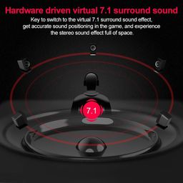 [Upgrade] 1Mii USB Sound Card USB to 3.5mm Jack Audio Adapter - Virtual 7.1 Surround Sound - Works for PS4/PC/MAC/Stereo Headsets, External Sound Card No Drivers Needed Plug and Play image 4