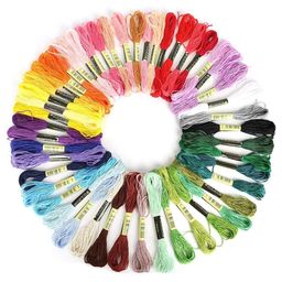 KHUSHA CREATIONS Complete Embroidery Starter Kit for Beginners – 3 Wooden Hoops (5", 6", 8"), 20 Color Threads, 20 Needles, 1 Threader & Pattern Guide – DIY Cross Stitch Set for Adults & Kids image 2