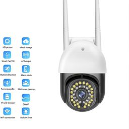 generic Full HD Wi-Fi Outdoor Security Camera with Adapter, View Remote Auto Tracking 360° Rotation Smart Motion Detection Alarm Alert image 2