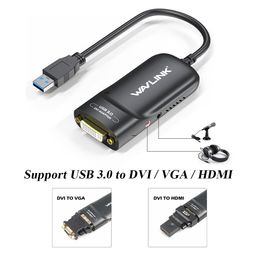 WAVLINK USB 3.0 to DVII Adapter Video Graphic Adapter Supporting 2048X1152 Resolution for Multiple Monitor Windows and Mac image 2