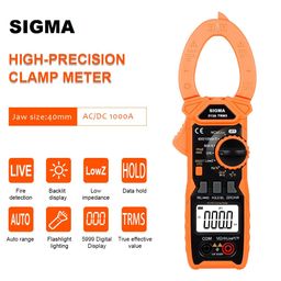 SIGMA Make Digital AC/DC True RMS Clamp Meter 313A Trms, 1000Amp AC/DC (With Inrush Current) image 2
